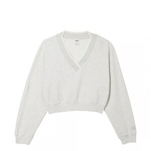 NWT PINK Victoria’s Secret 
PREMIUM FLEECE V-NECK PULLOVER